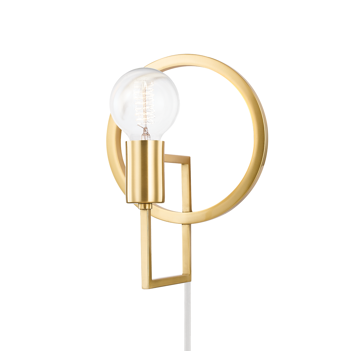 Tory 1 Light Portable Wall Sconce-Mitzi-HVL-HL637201-AGB-Outdoor Wall SconcesAged Brass-1-France and Son