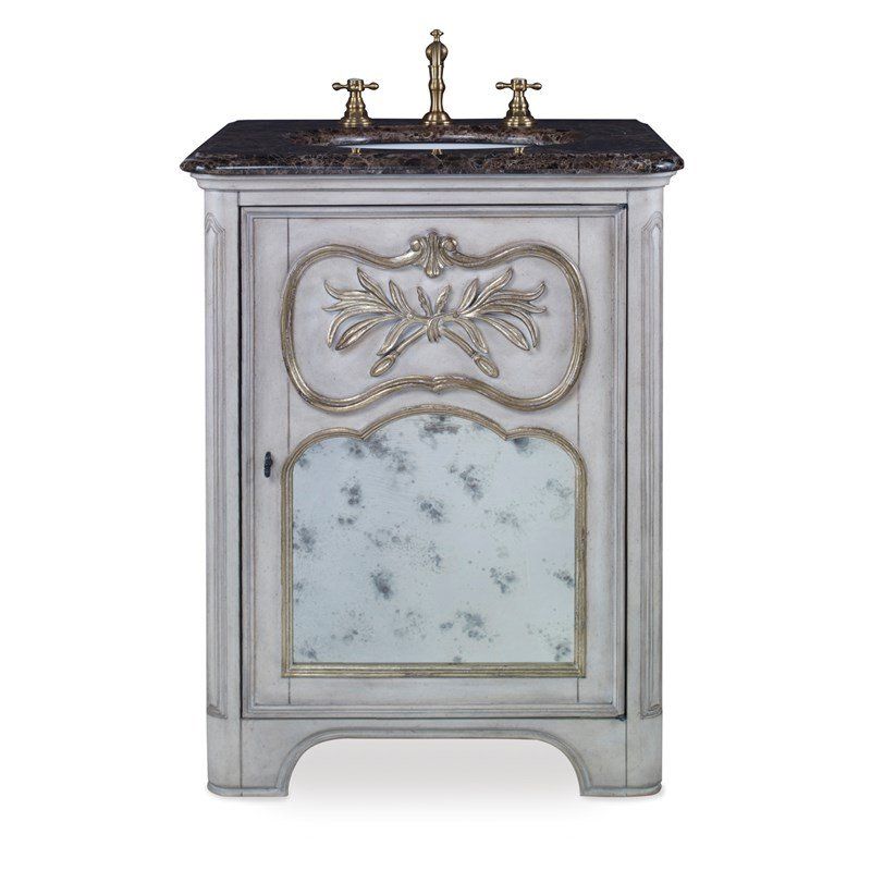 Laurel Petite Sink Chest  White