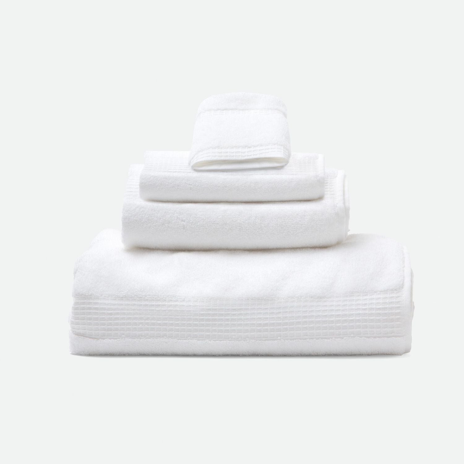 Annecy, White Hand Towel, 30"Lx20"W, 100% Cotton, 550 Gsm
