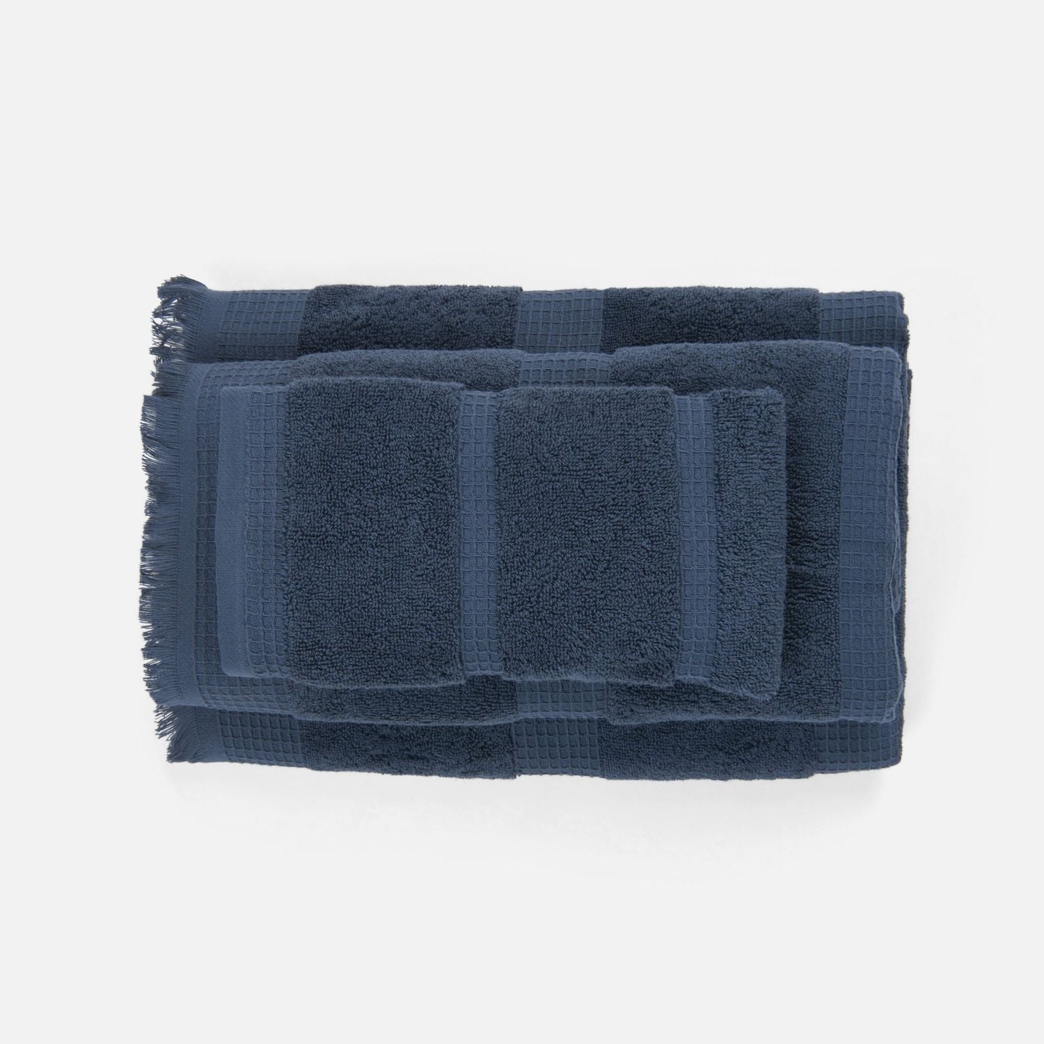 Annecy, Blue Hand Towel, 30"Lx20"W,100% Cotton, 550 Gsm