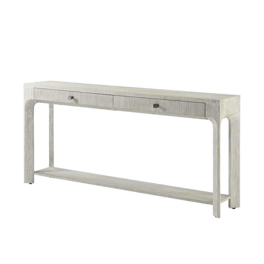 Breeze Two Drawer Console Table-Theodore Alexander-THEO-TA53040-Console Tables-1-France and Son