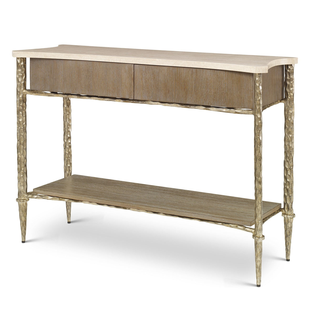 Chiseled Console Table-Ambella-AMBELLA-09133-850-001-Console Tables-1-France and Son