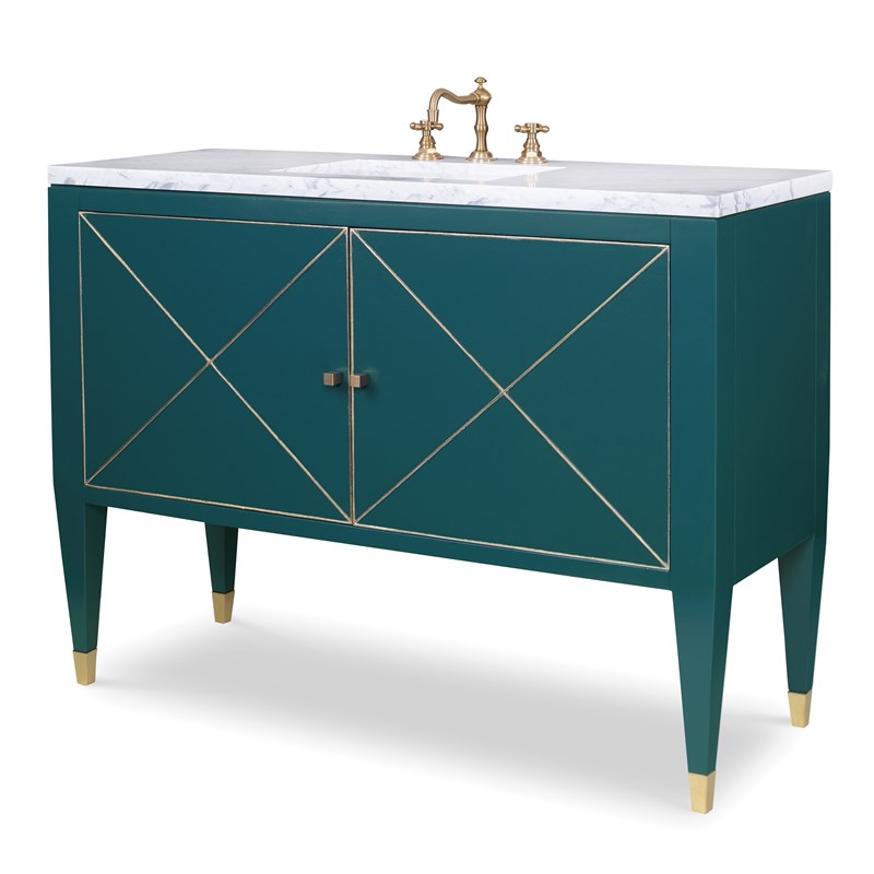 Beaumont Sink Chest - Peacock-Ambella-AMBELLA-09209-110-433-Bathroom Sinks-2-France and Son