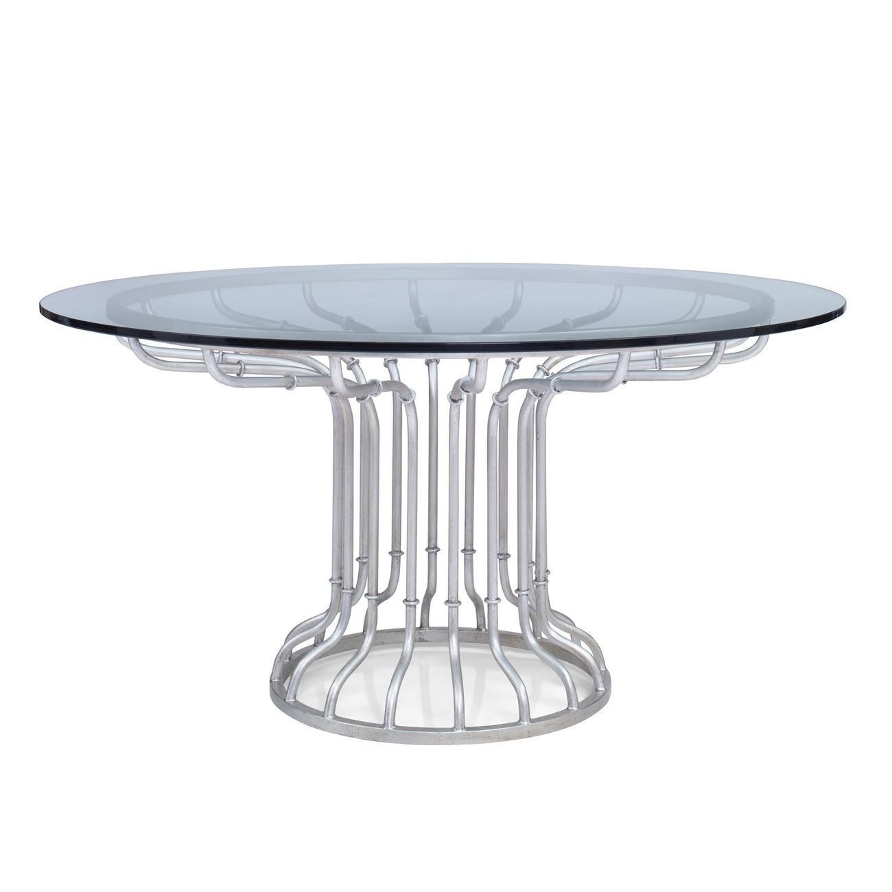 Café Dining Table Base - Antique Silver-Ambella-AMBELLA-09210-640-024-Dining Tables-1-France and Son