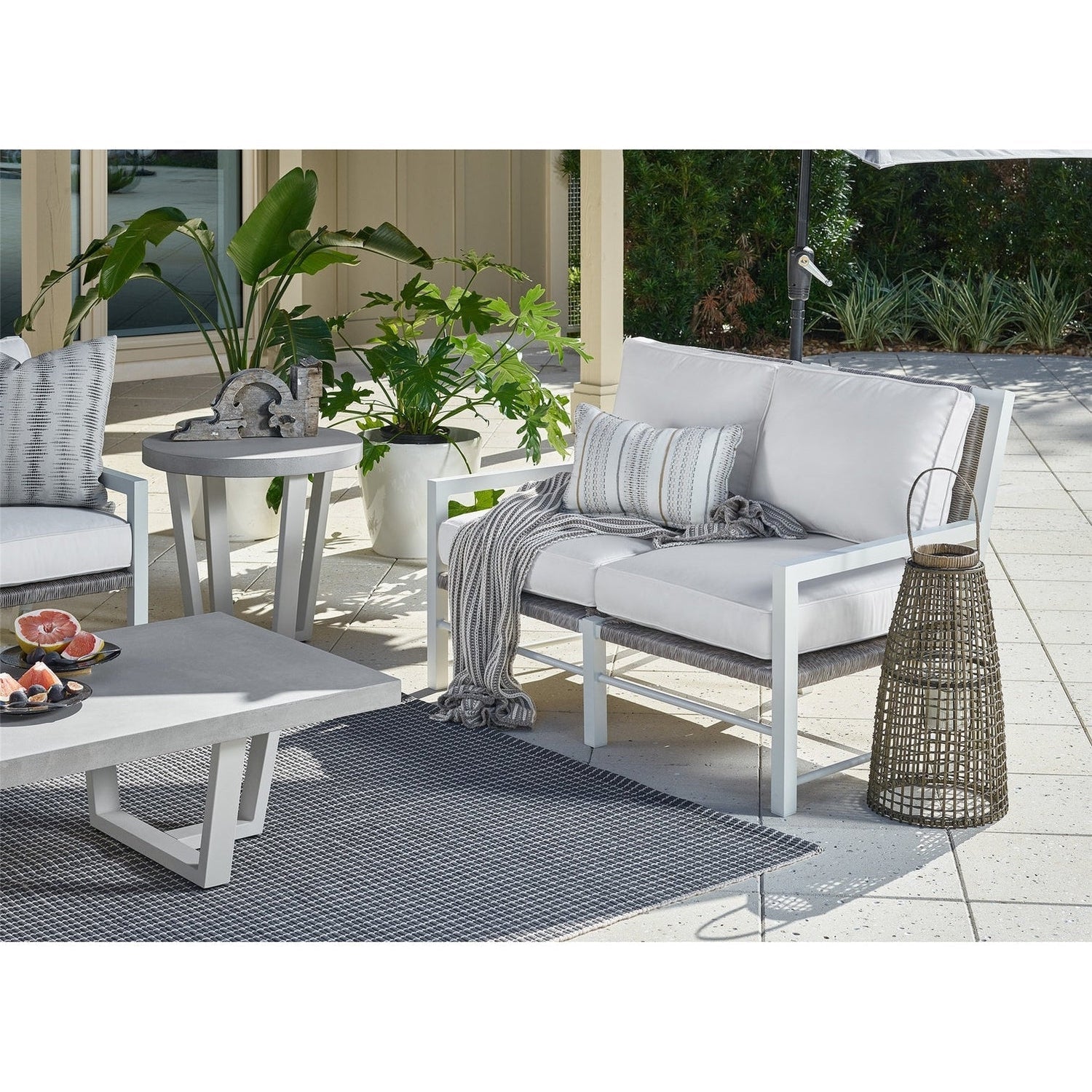 Tybee Loveseat-Universal Furniture-UNIV-U012210-Outdoor Lounge Chairs-2-France and Son