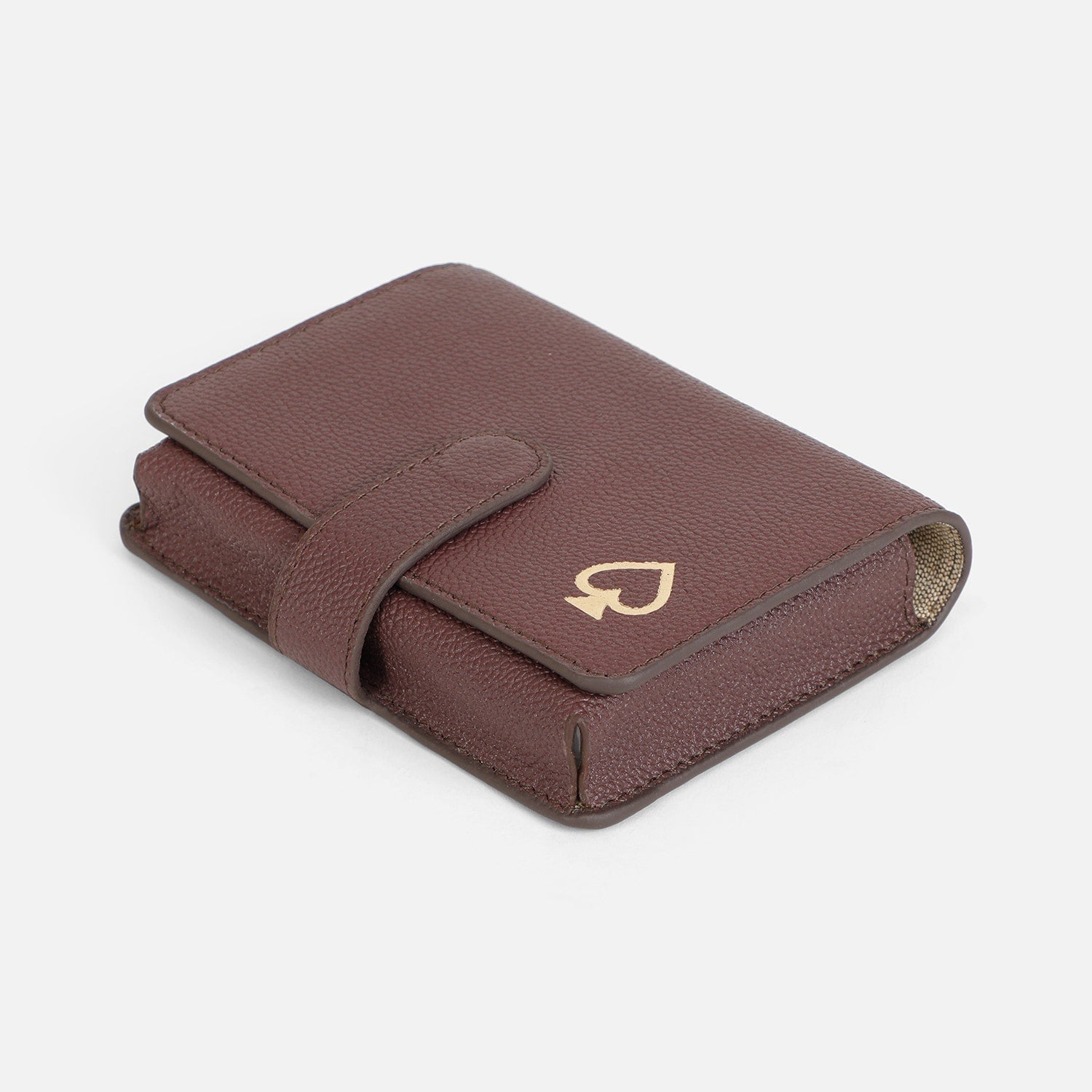 Avalon, Merlot, Travel Card Game Set, Full-Grain Leather