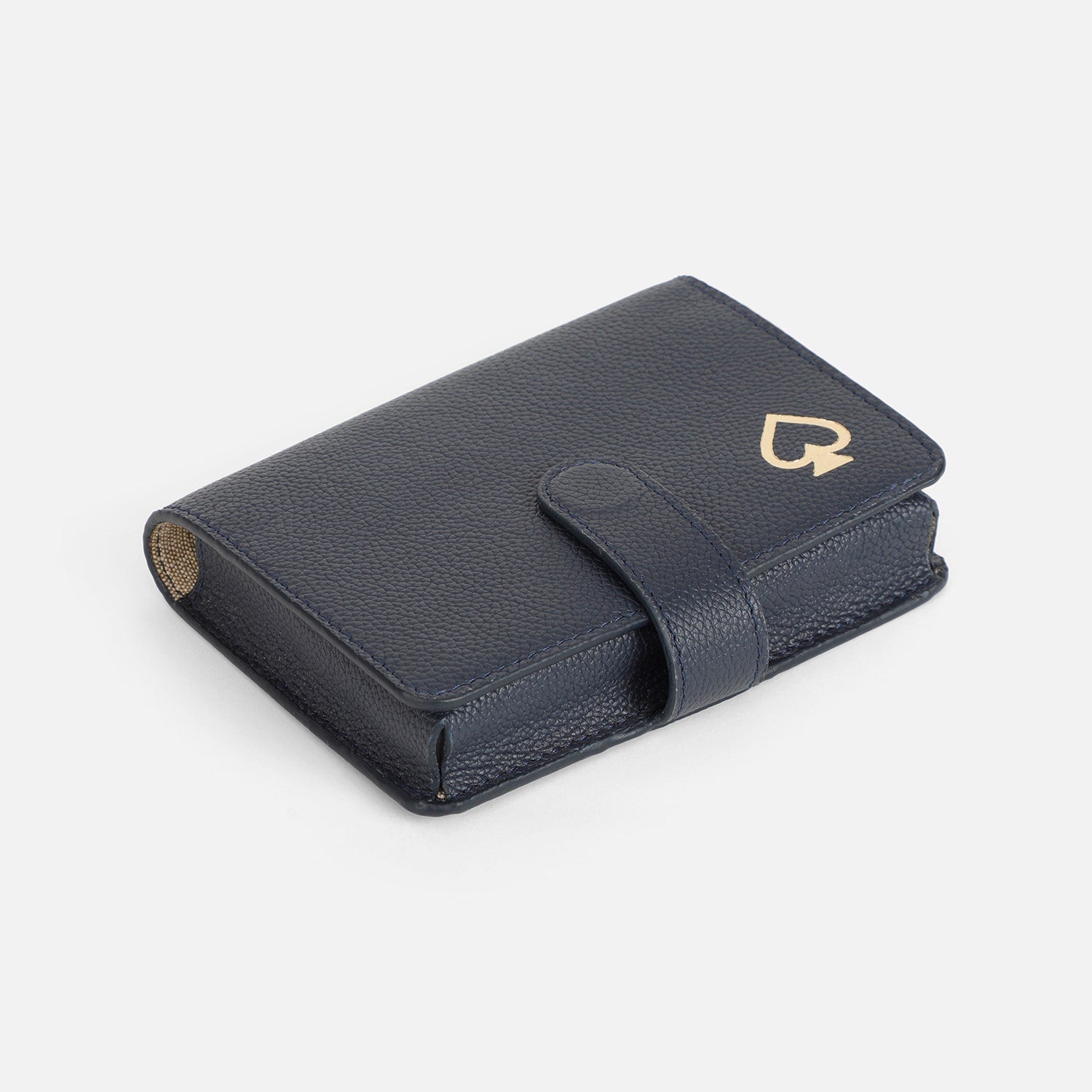 Avalon, Navy, Travel Card Game Set, Full-Grain Leather