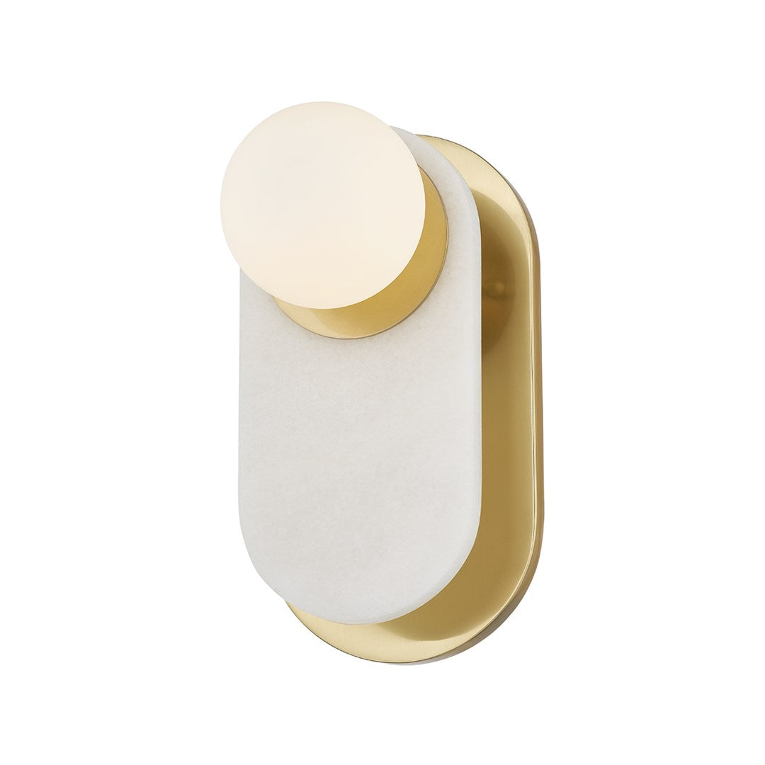 Zora 1 Light Wall Sconce-Mitzi-HVL-H797301-AGB-Wall Lighting-1-France and Son