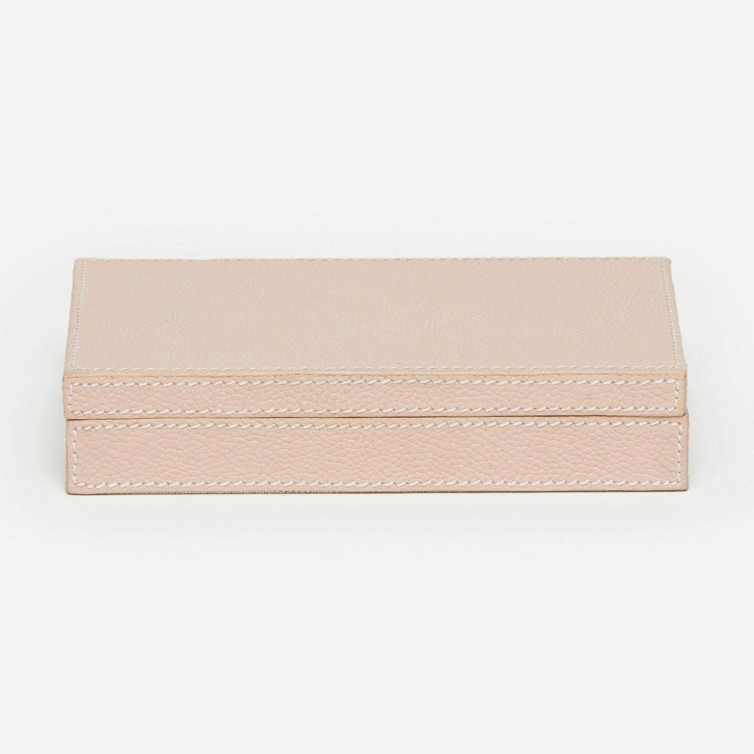 Lecco, Dusty Rose, Card Box, Full-Grain Leather