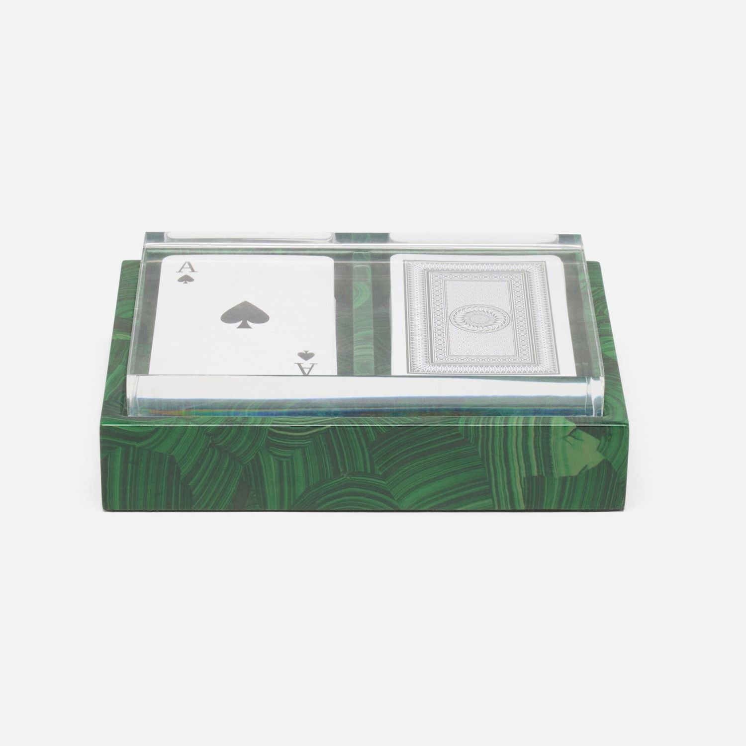 Barrington, Faux Malachite, Card Box Set, M/2
