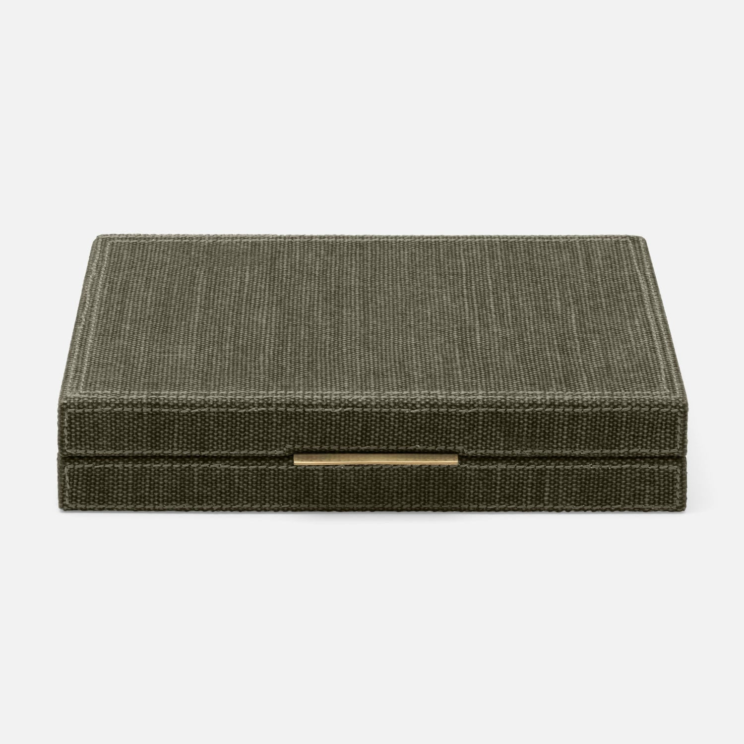 Preston, Dark Green, Backgammon Game Set, Large, Cotton Jute