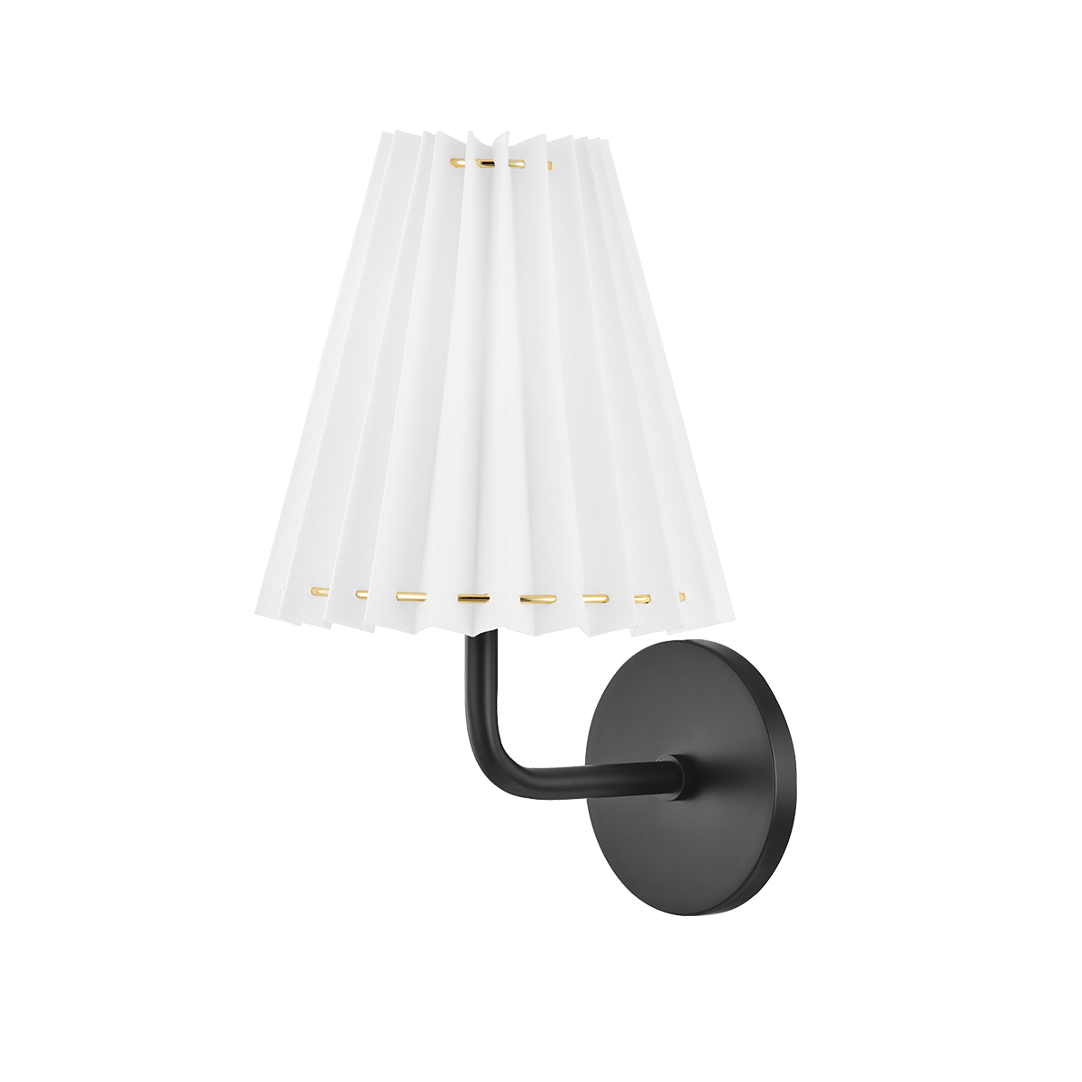 Demi 1 Light Wall Scone-Mitzi-HVL-H476101A-SBK-Outdoor Wall SconcesSoft Black-2-France and Son