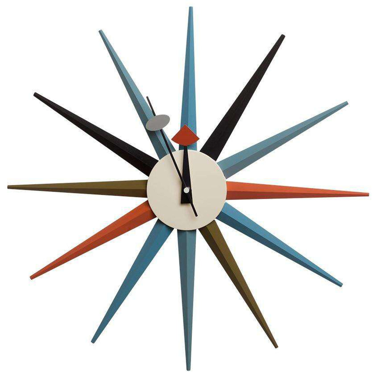 Nelson Sunburst Clock 