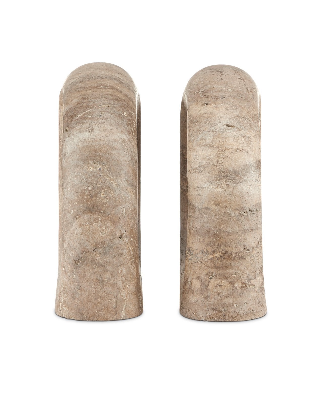 Russo Travertine Object Set of 2