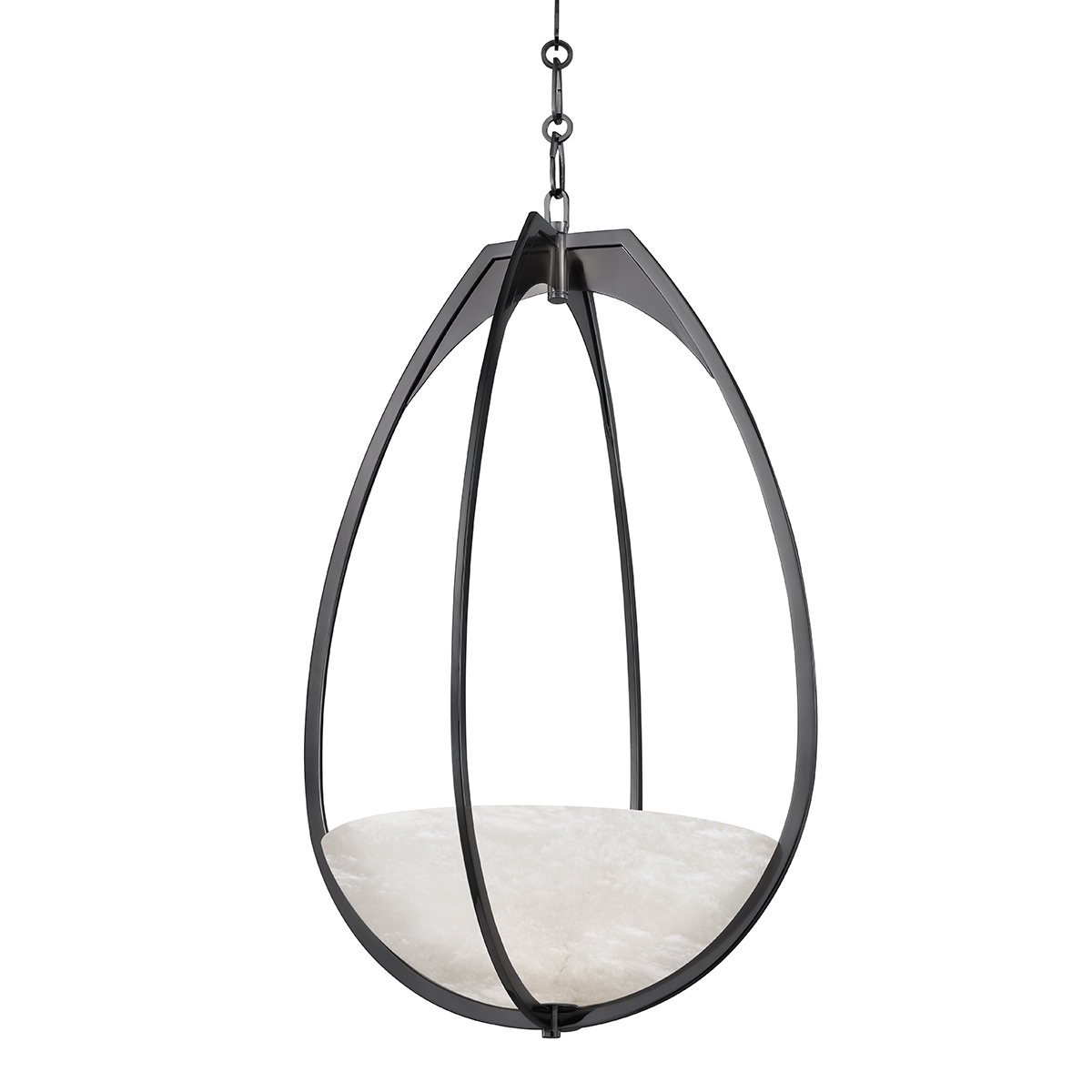 Llyod 1 Light Pendant-Hudson Valley-HVL-4319-BLNK-PendantsBlack Nickel-2-France and Son
