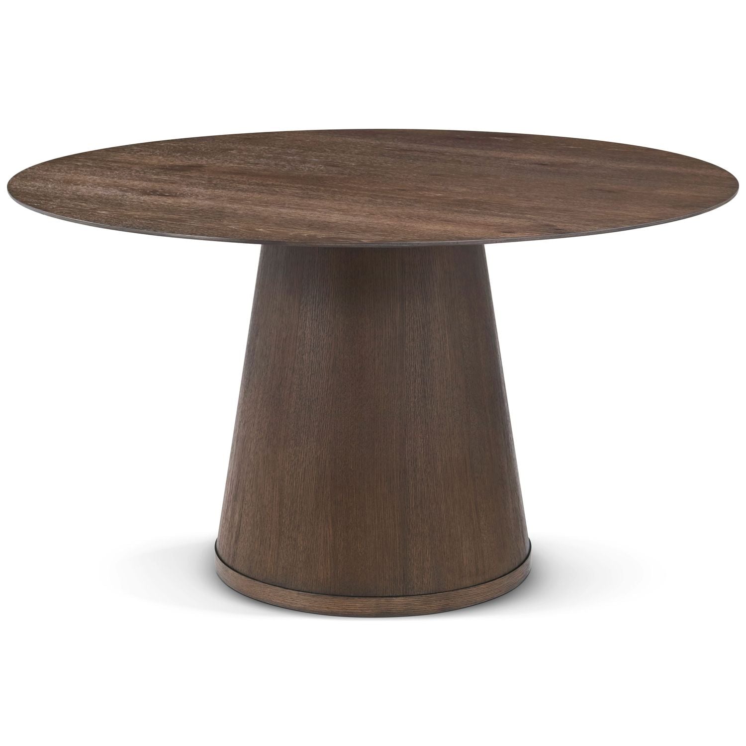 Madrid Round Dining Table - Classic / Brown
