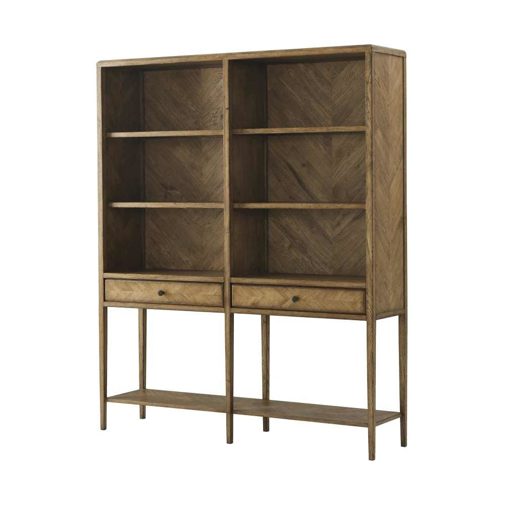 Nova Bookcase-Theodore Alexander-THEO-TAS63012.C253-Bookcases & CabinetsLight Brown-1-France and Son