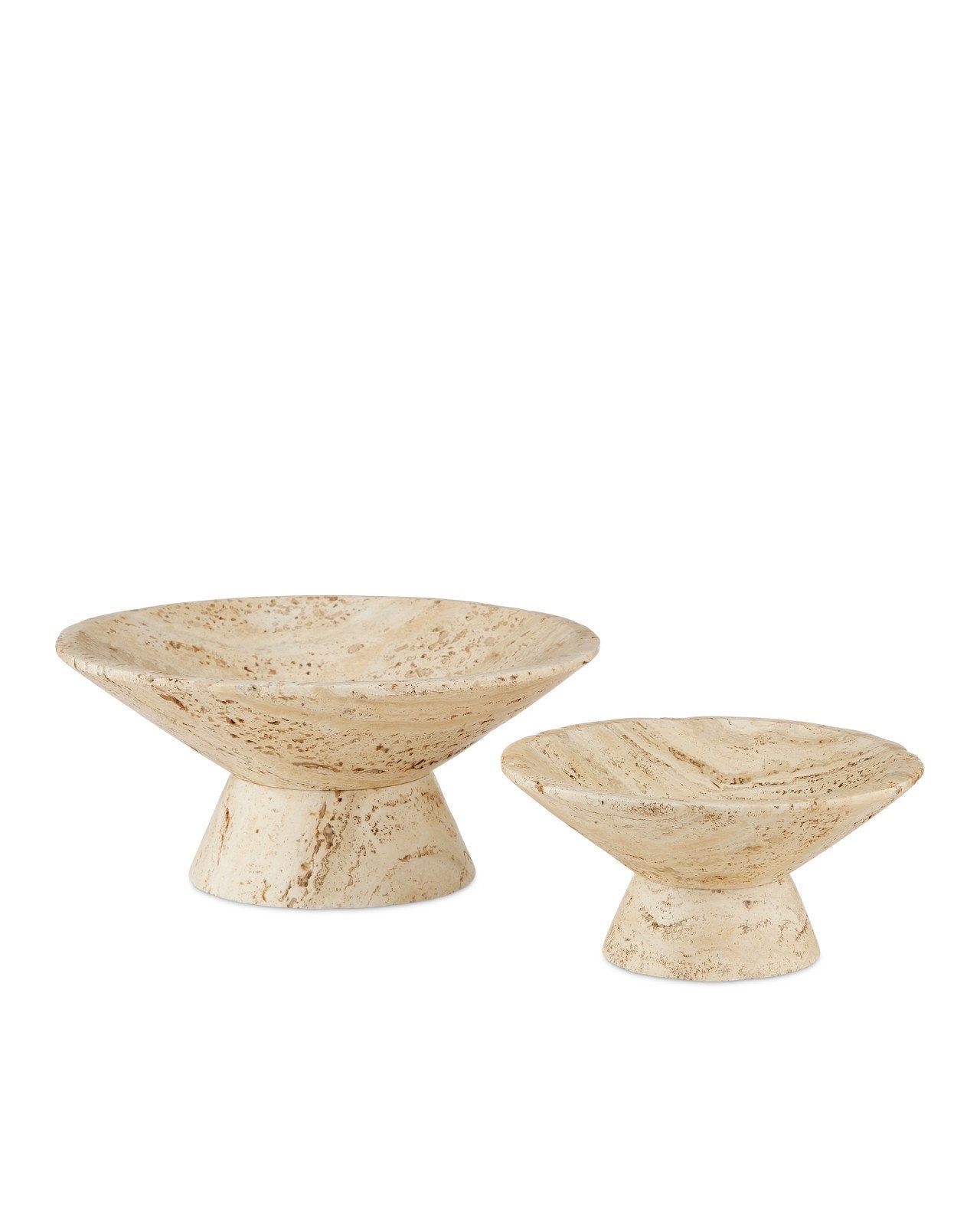 Lubo Travertine Large Bowl