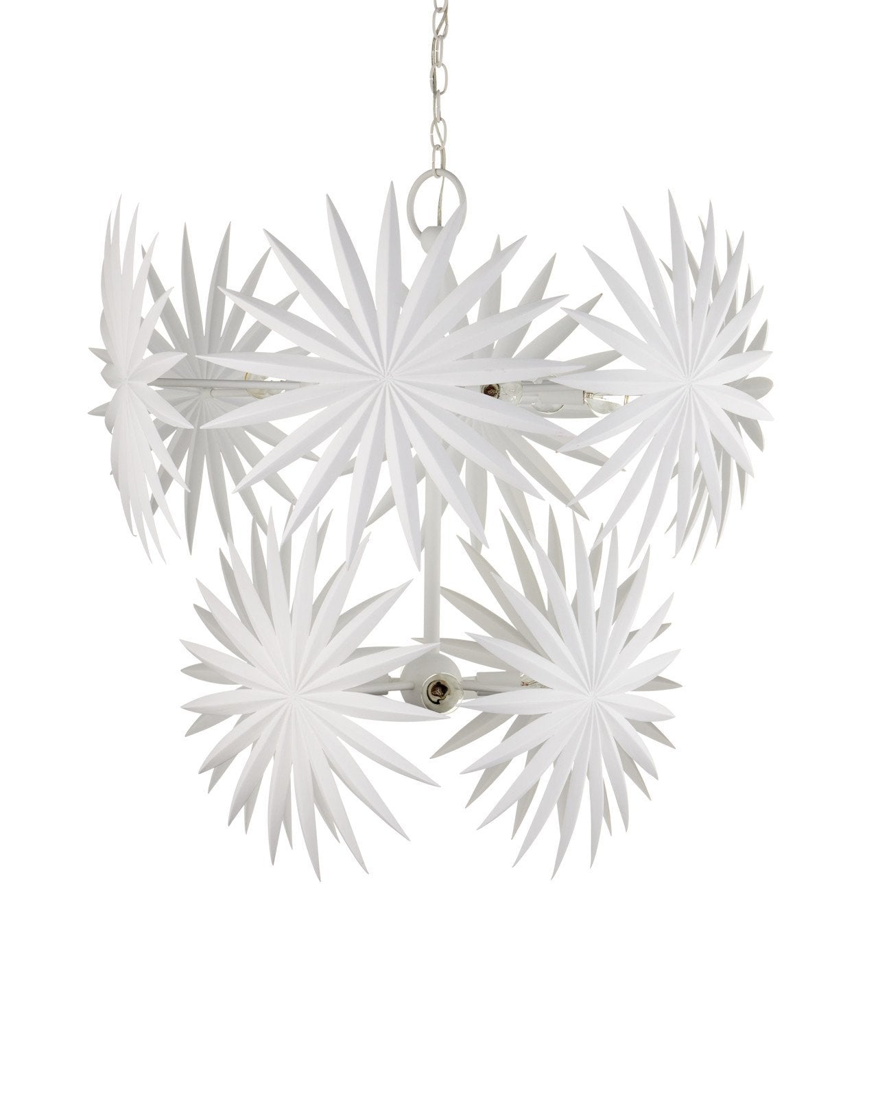 Bismarkia Medium White Chandelier