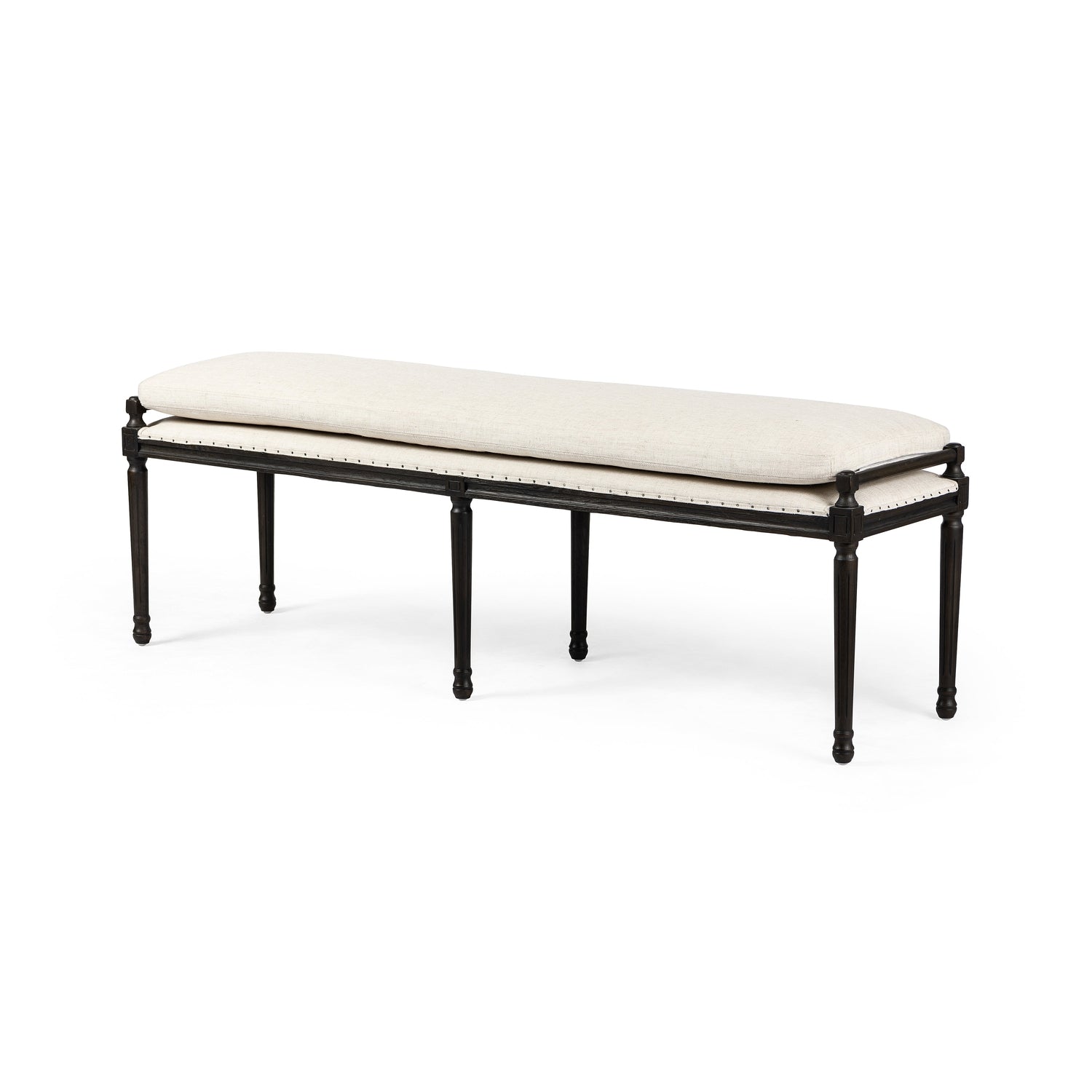Lucille Dining Bench-Four Hands-FH-100009-004-BenchesAlcala Cream-8-France and Son