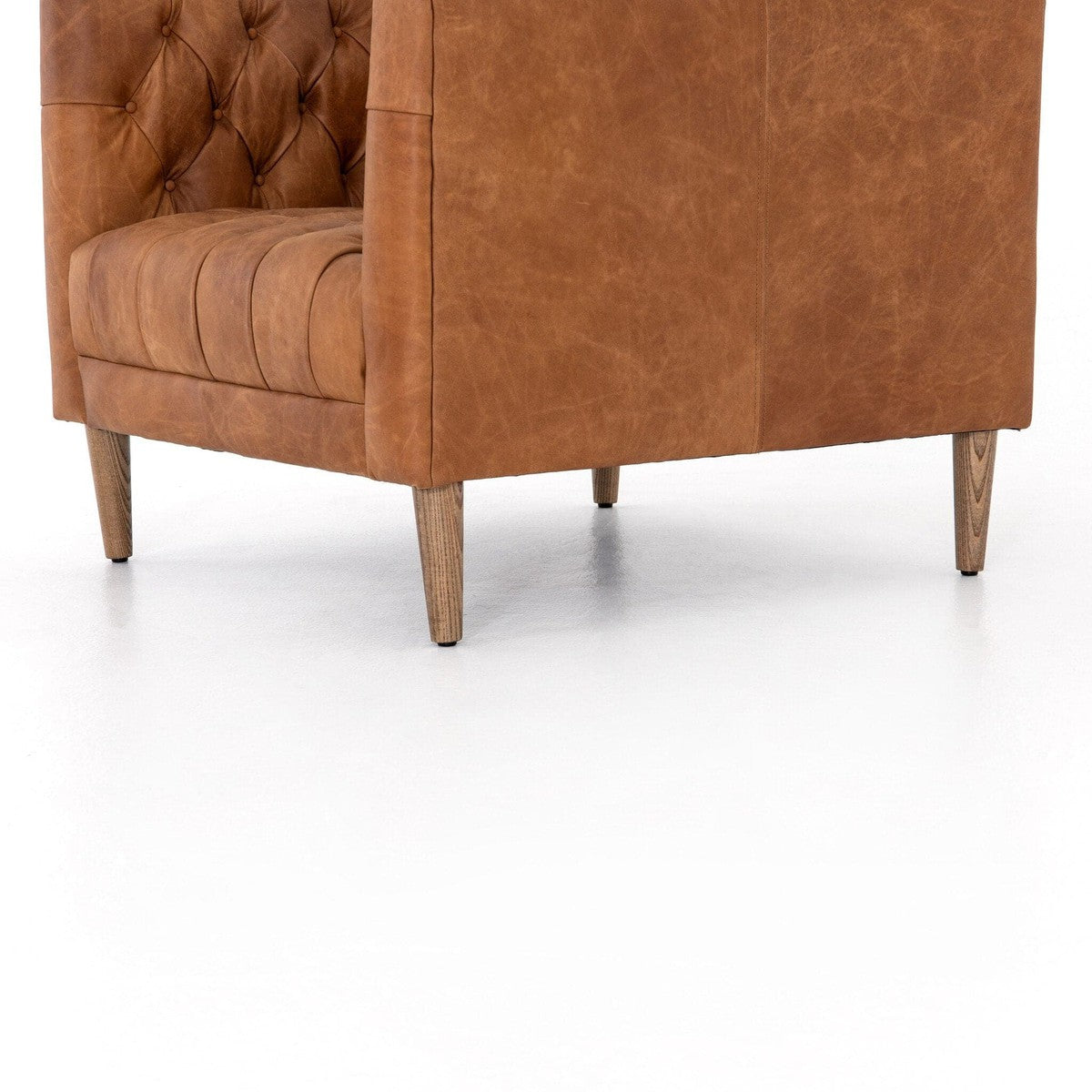 Williams Leather Chair - Natural Washed Camel