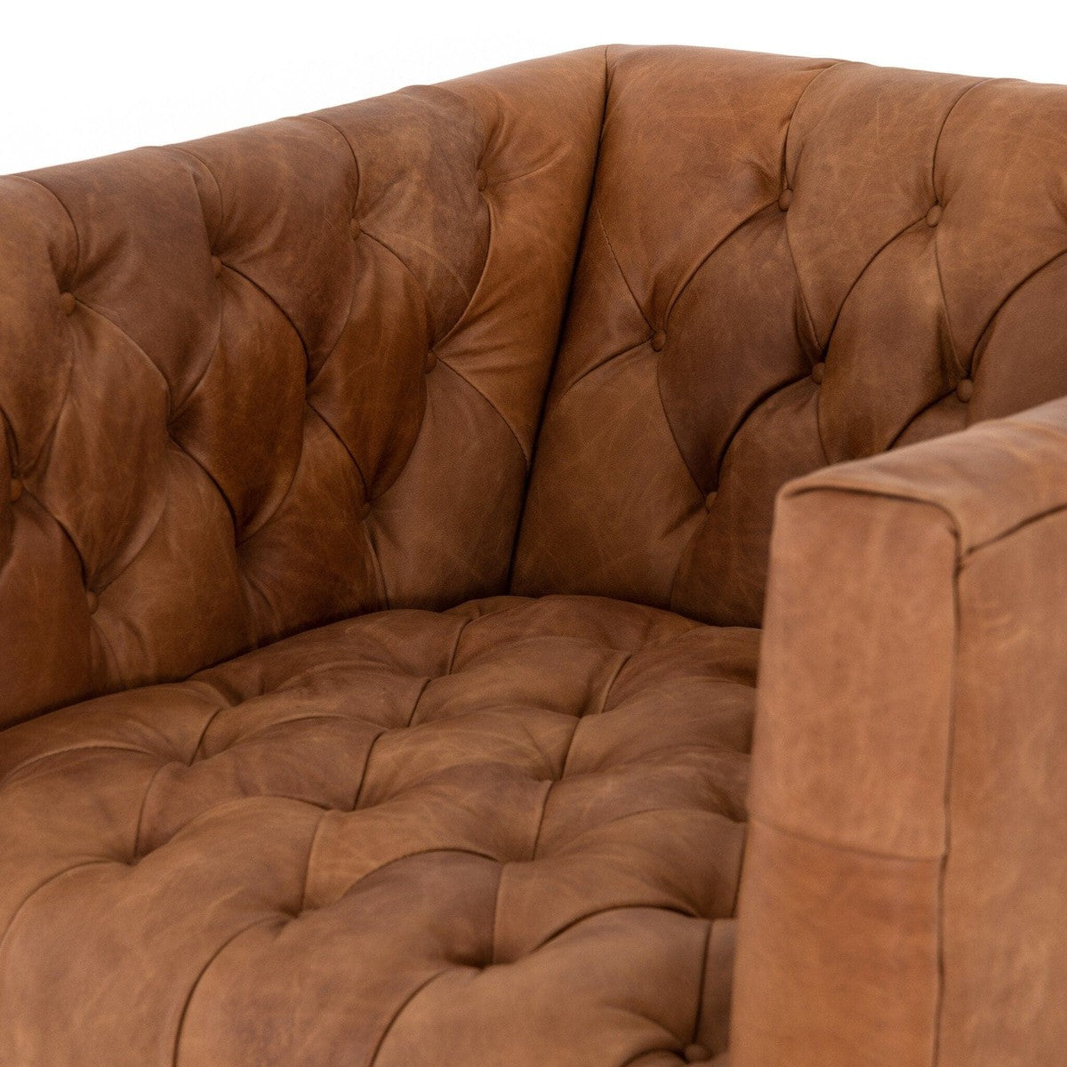 Williams Leather Chair - Natural Washed Camel