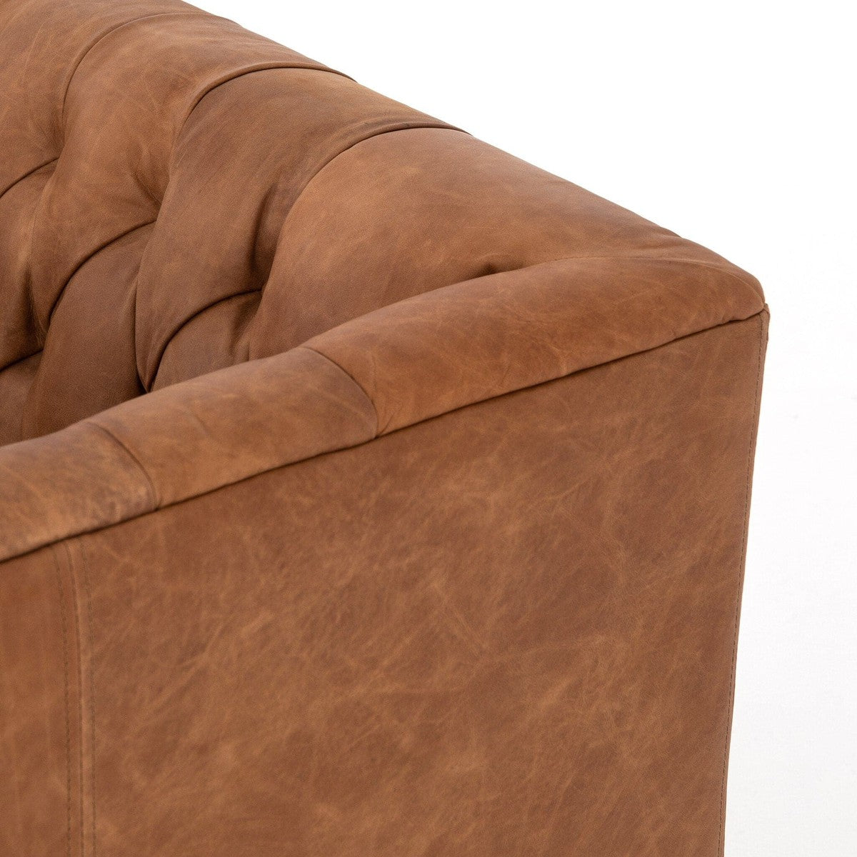 Williams Leather Chair - Natural Washed Camel