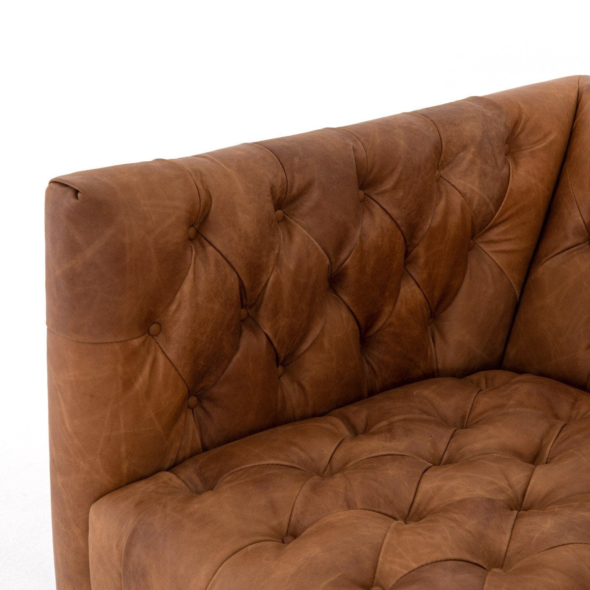 Williams Leather Chair - Natural Washed Camel