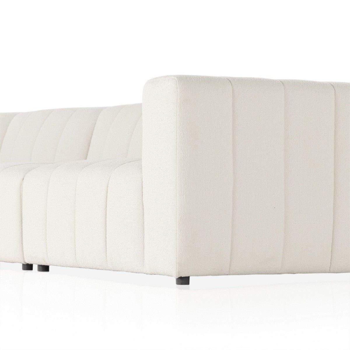 Langham Channeled 4-Piece Sectional - Fayette Cloud