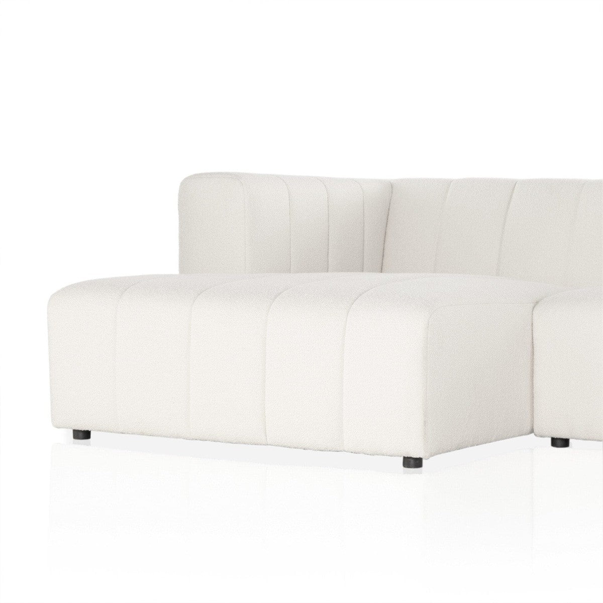 Langham Channeled 4-Piece Sectional - Fayette Cloud