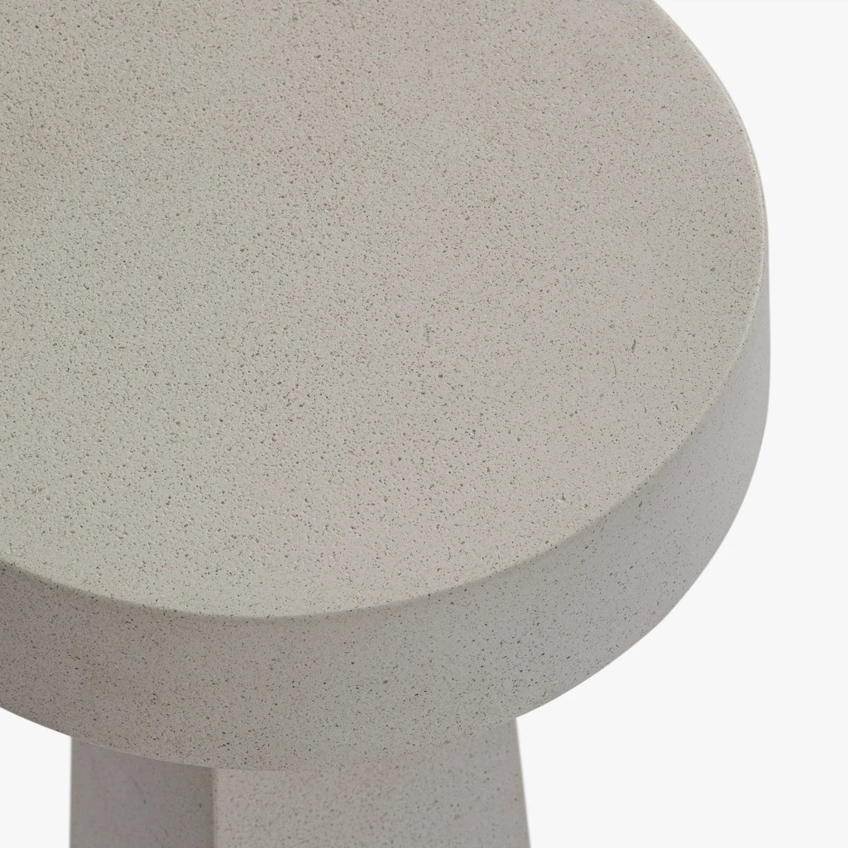 Obelisk Fibercement Drink Table - Texture White #2