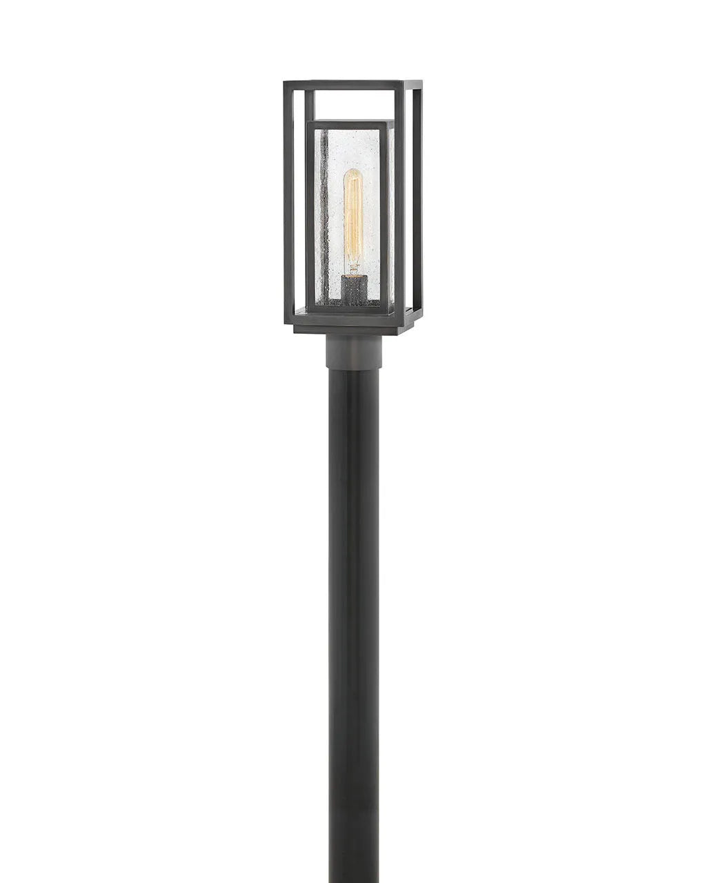 Outdoor Republic - Medium Post Top or Pier Mount Lantern-Hinkley Lighting-HINKLEY-1001OZ-Outdoor Post LanternsOil Rubbed Bronze-2-France and Son