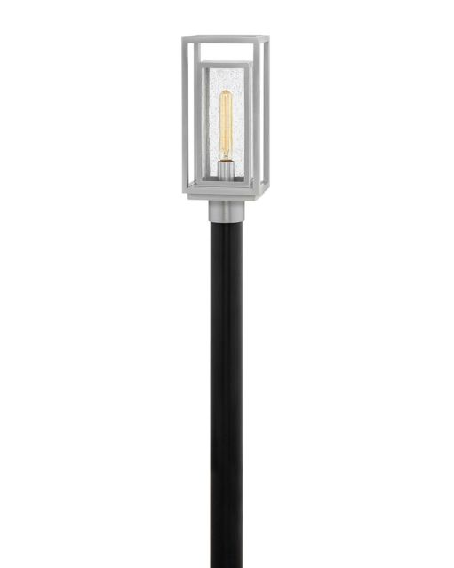 Outdoor Republic - Medium Post Top or Pier Mount Lantern non LED-Hinkley Lighting-HINKLEY-1001BK-LV-Outdoor Post LanternsBlack-NON LED-4-France and Son