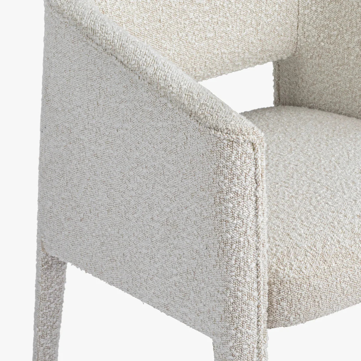 Nico Dining Arm Chair - Boucle