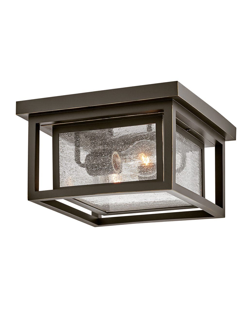 Outdoor Republic - Medium Flush Mount-Hinkley Lighting-HINKLEY-1003OZ-Outdoor Flush MountsOil Rubbed Bronze-2-France and Son