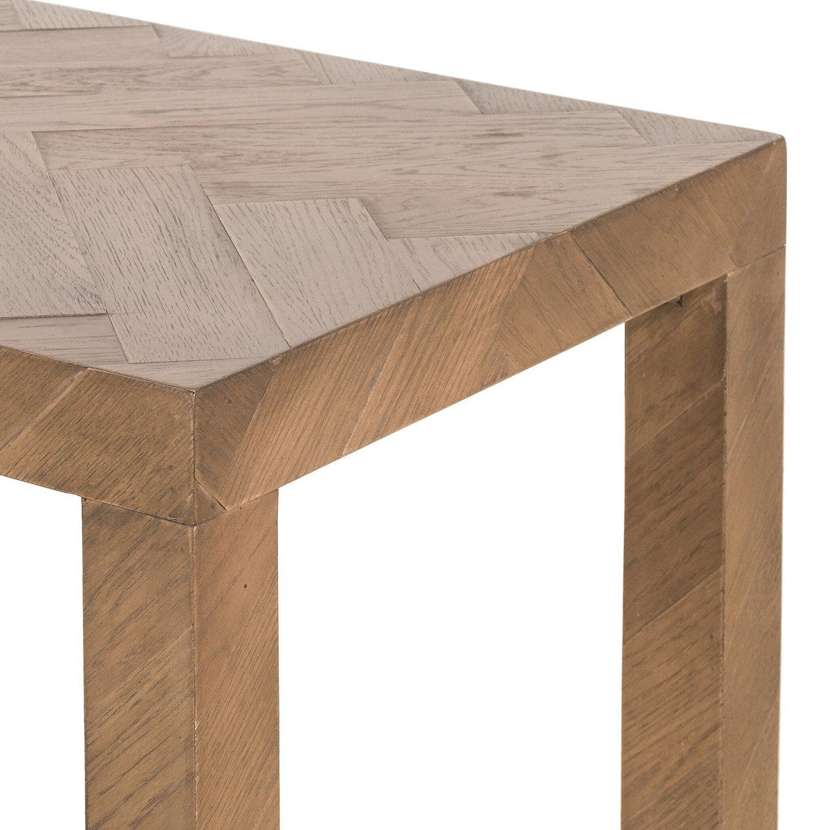 Lamar Console Table - Matte Brown Veneer