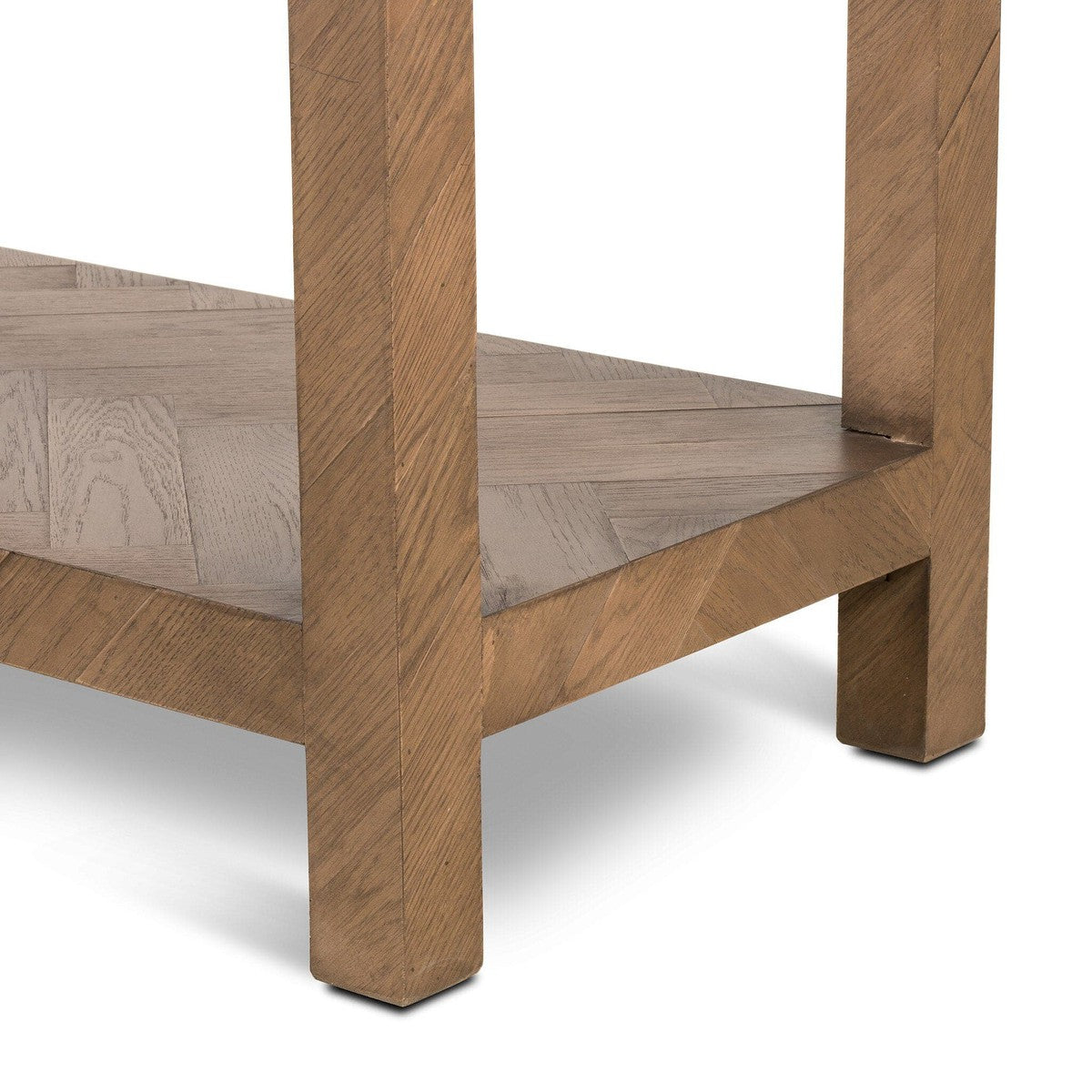 Lamar Console Table - Matte Brown Veneer