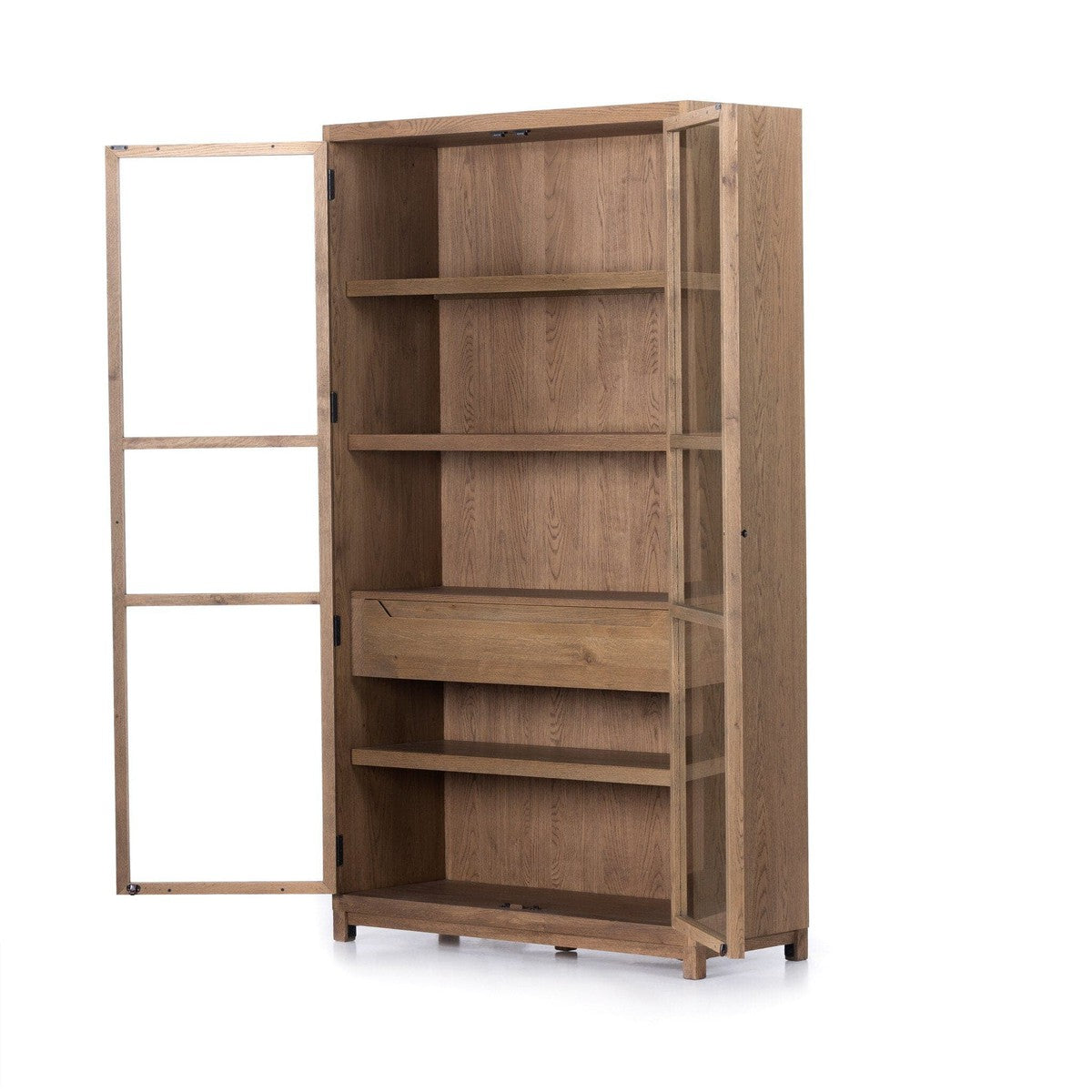 Millie Cabinet - Drifted Oak Solid