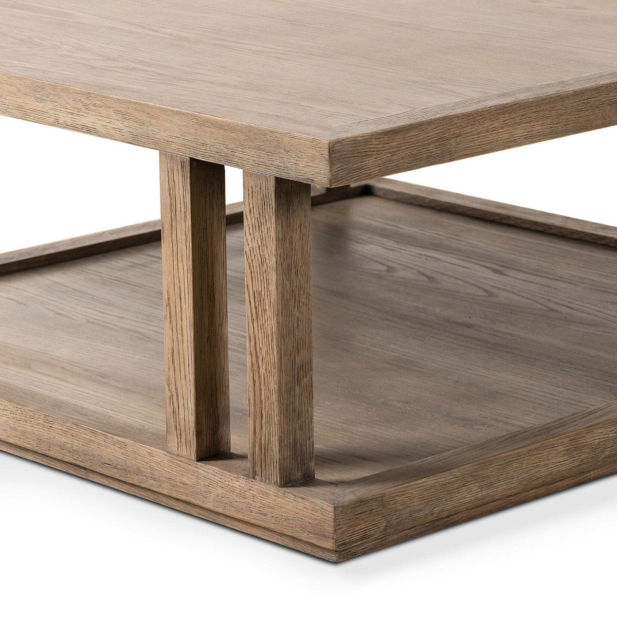 Charley Coffee Table - Warm Natural Oak Veneer