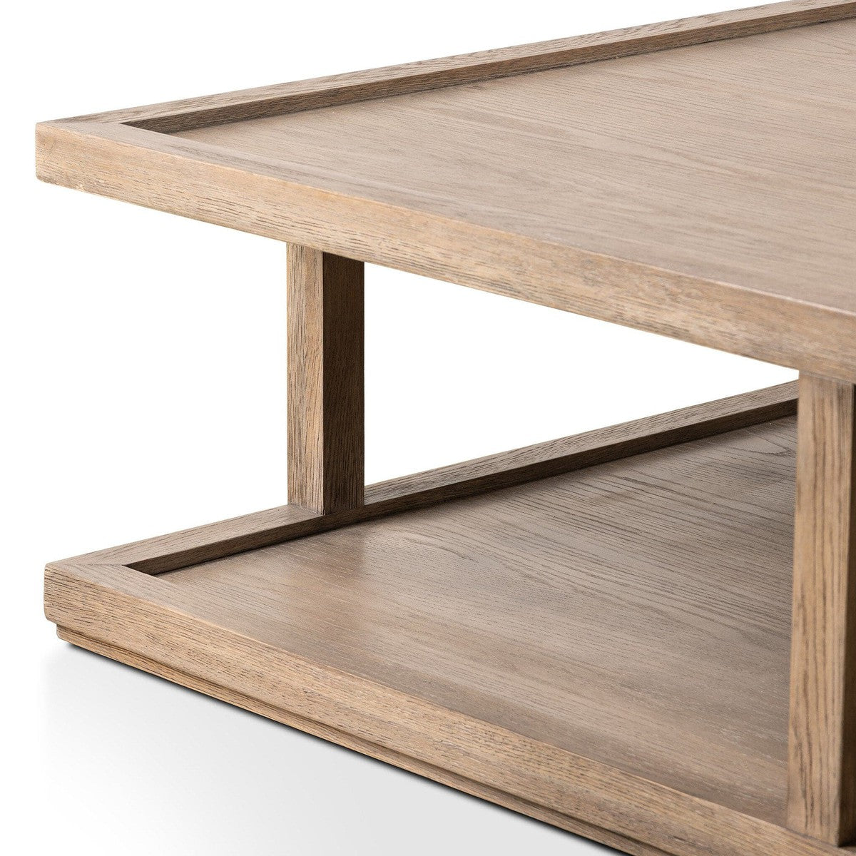 Charley Coffee Table - Warm Natural Oak Veneer