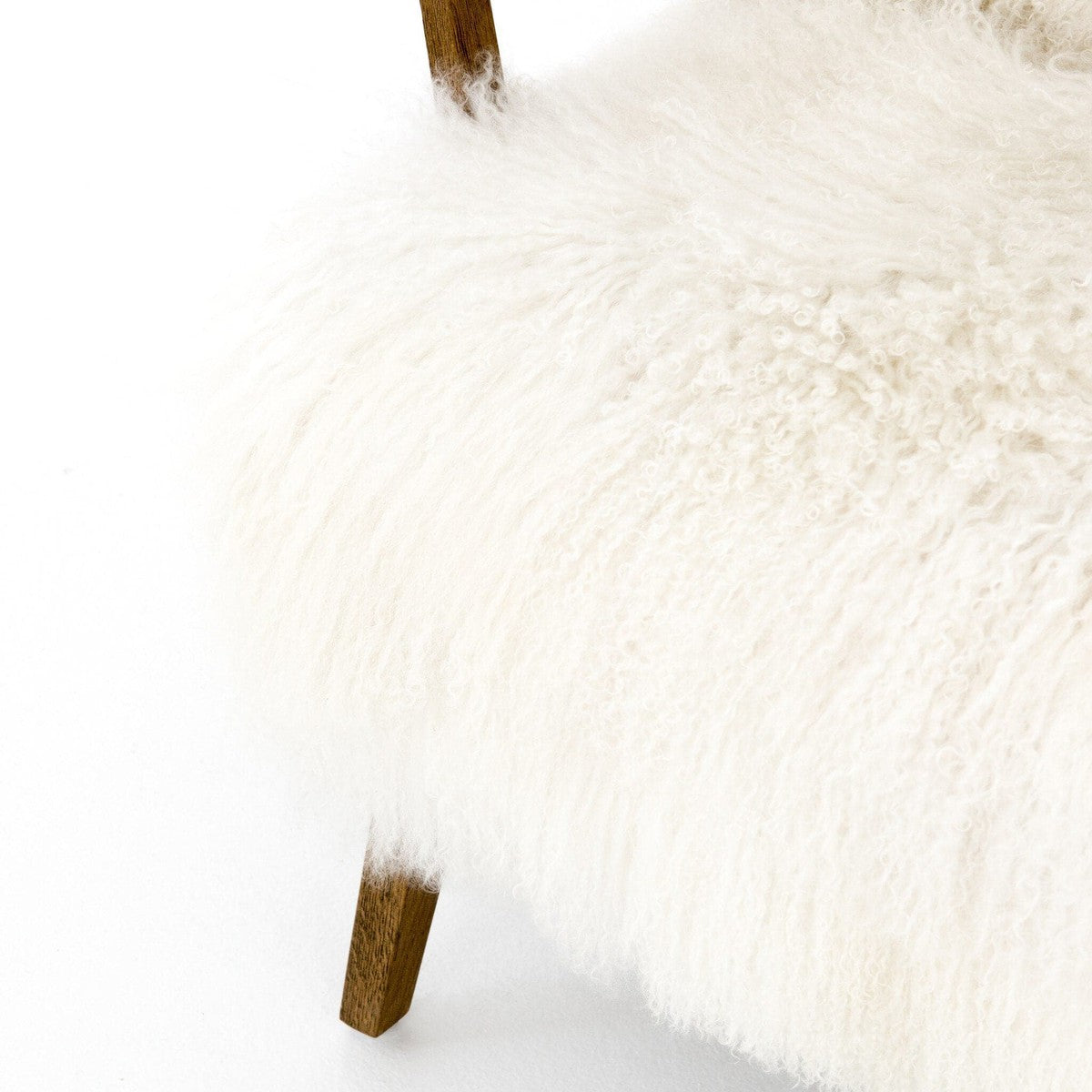 Ashland Armchair - Mongolia Cream Fur