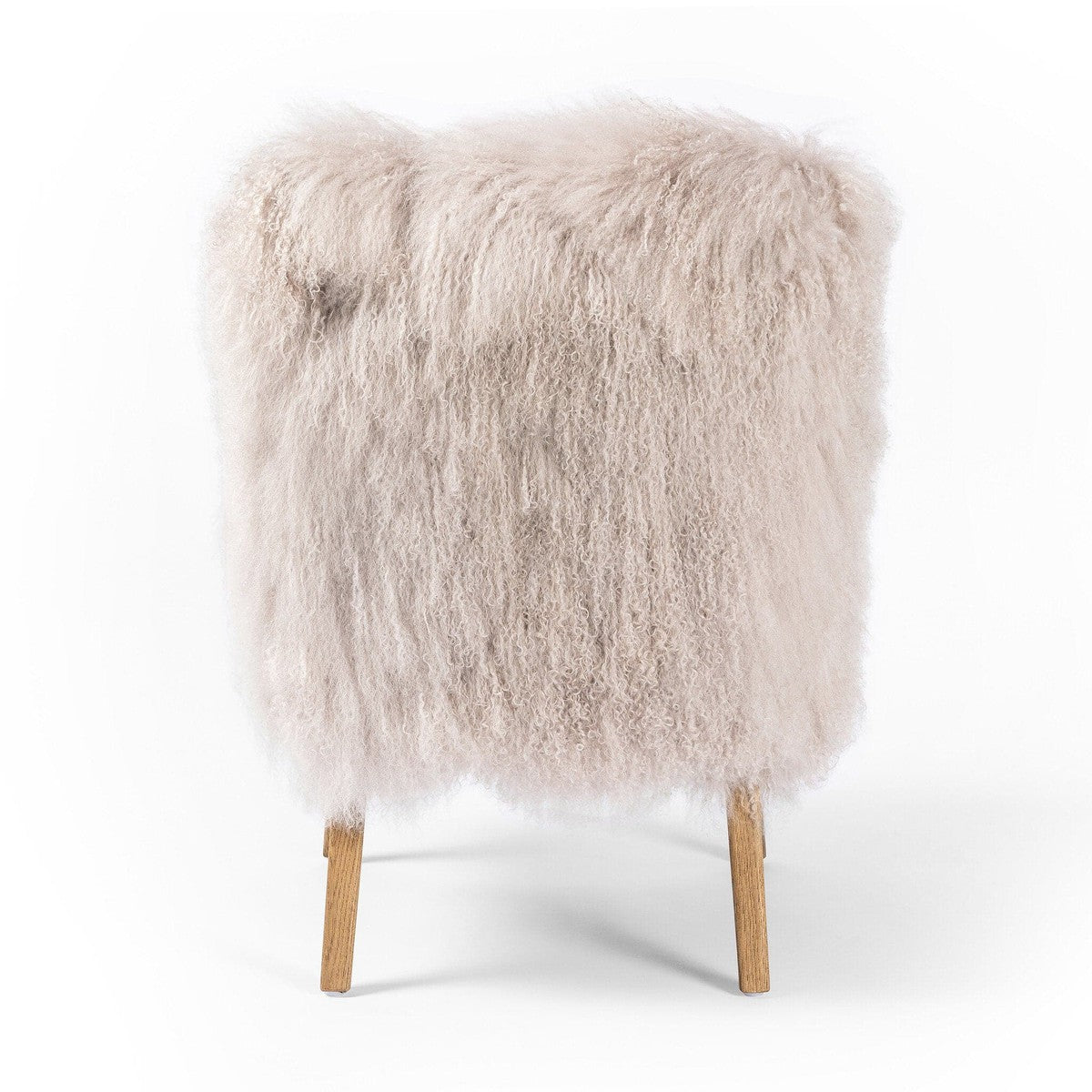 Ashland Armchair - Taupe Mongolian Fur