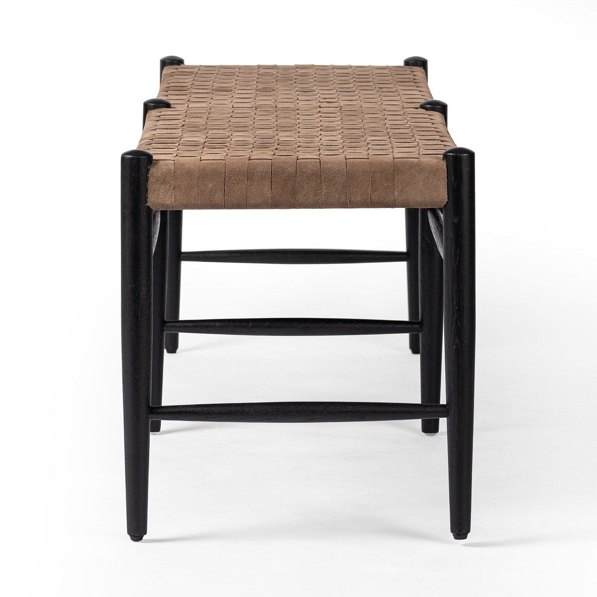 Wyatt Bench - Coffee Suede