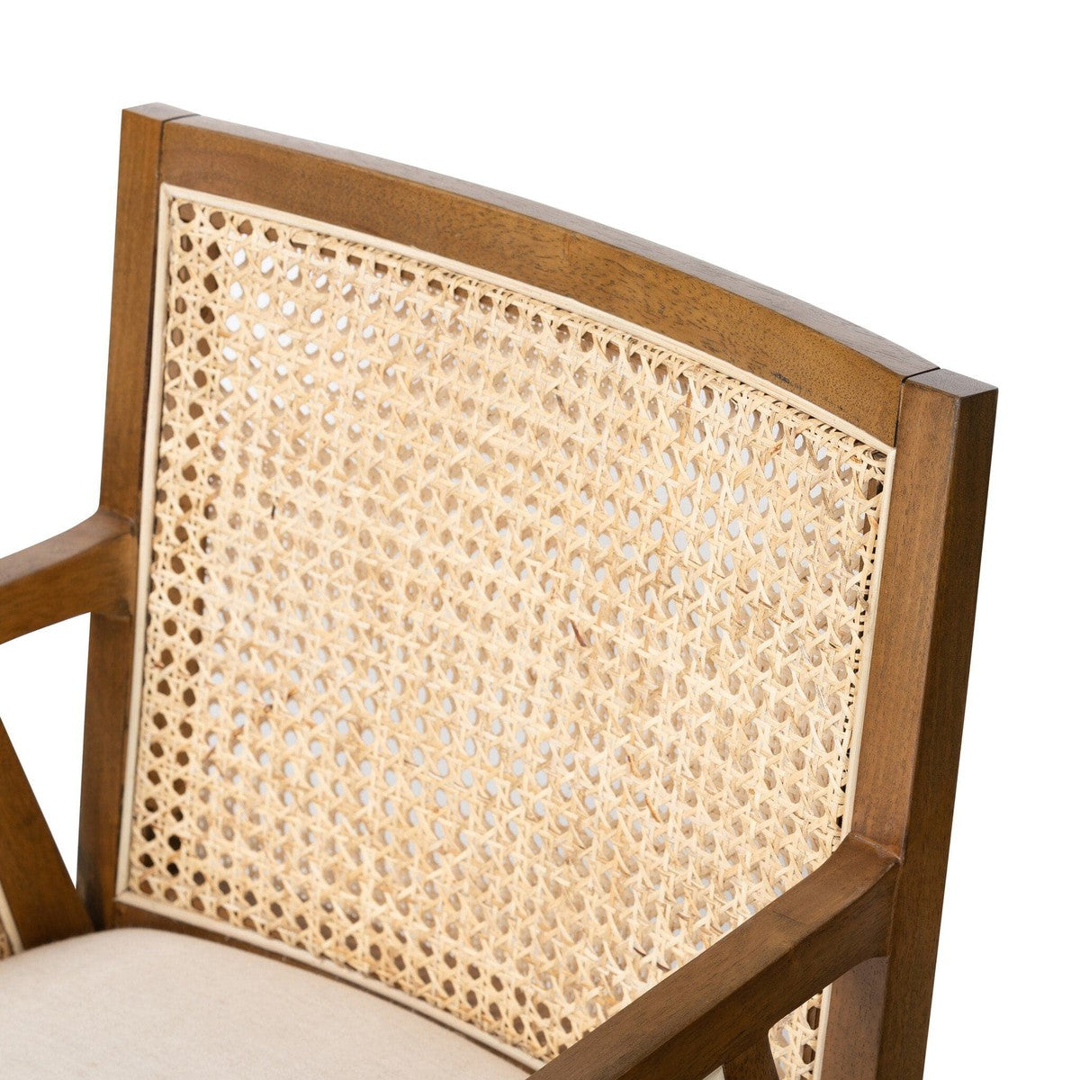 Antonia Cane Dining Armchair - Savile Flax