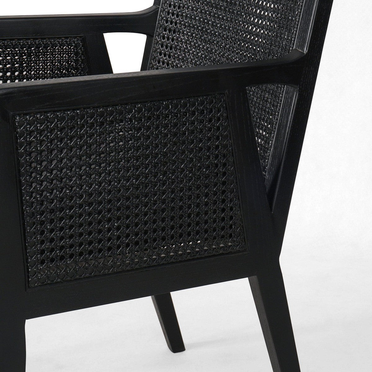 Antonia Cane Dining Armchair - Sonoma Black