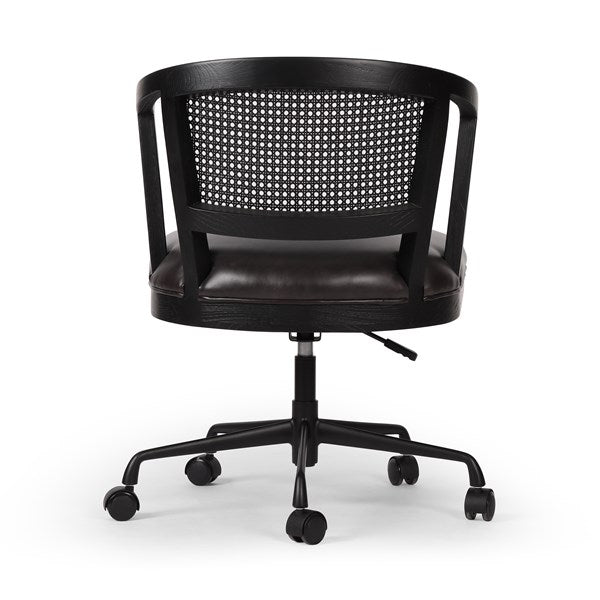 Alexa Desk Chair-Four Hands-FH-101047-006-Task ChairsBrushed Ebony-18-France and Son