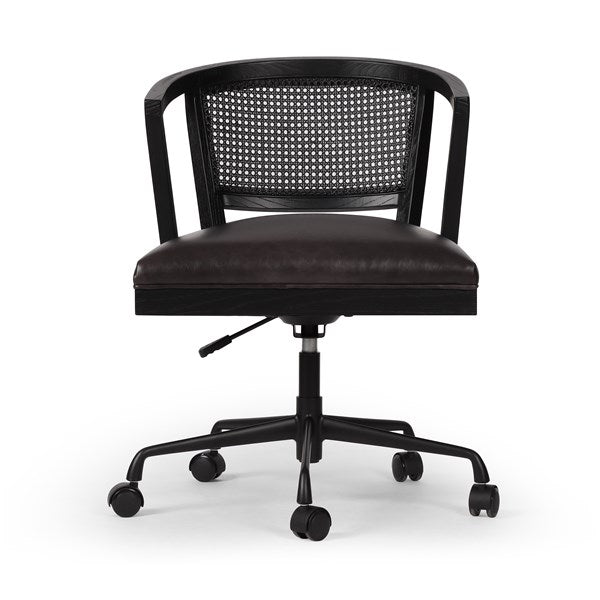 Alexa Desk Chair-Four Hands-FH-101047-006-Task ChairsBrushed Ebony-17-France and Son