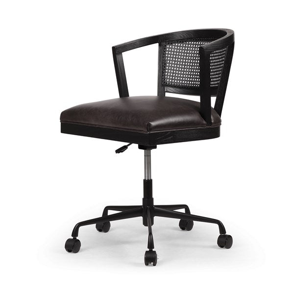 Alexa Desk Chair-Four Hands-FH-101047-006-Task ChairsBrushed Ebony-16-France and Son
