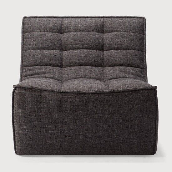 N701 Modular Sofa - Dark Grey - standard upholstery, 1 seater view