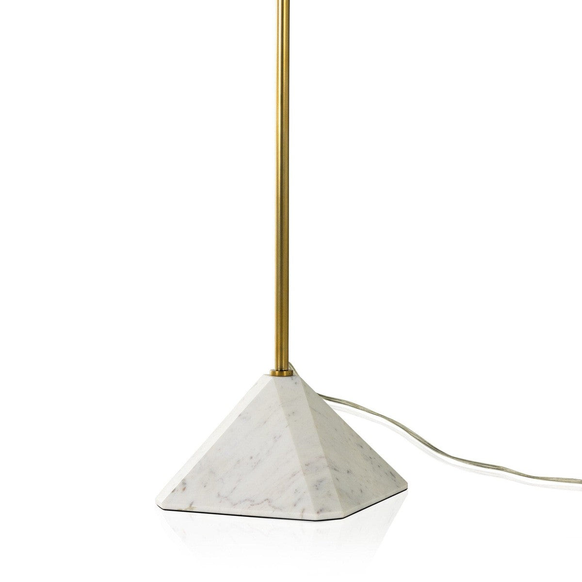 Hartford Floor Lamp - White Marble